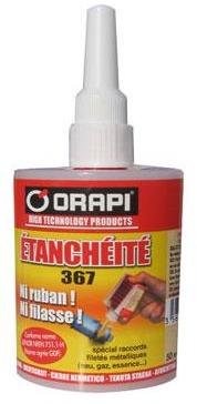 Etanchéité filetage 367 tube de 50 ml Etanchéité filetage 367 tube