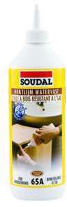 Colle à bois Intérieure Extérieure Biberon 750g SOUDAL Colle à bois Intérieure Extérieure