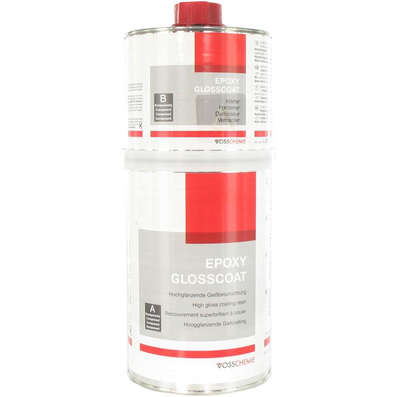 Résine epoxy glosscoat Vosschemie 1 KG - SOLOPLAST