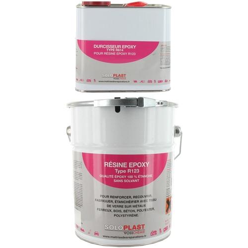 Résine epoxy type R123 Soloplast 5 KG
