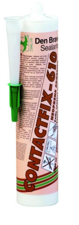 Colle néoprène contact fixation cartouche 300 ml beige Colle néoprène contact fixation