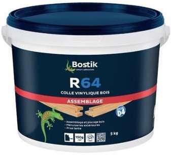 Colle vinylique prise lente 5 kg - R64 - Bostik Colle vinylique prise lente