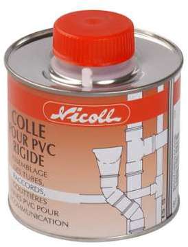 Pot de colle solvant fort 500ml avec pinceau - NIC