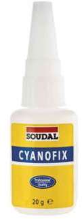 Colle Cyanofix liquide ultra rapide 20g - P OUTILLAGE Colle Cyanofix liquide ultra