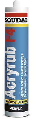 Mastic acrylique Acryrub F4 Soudal