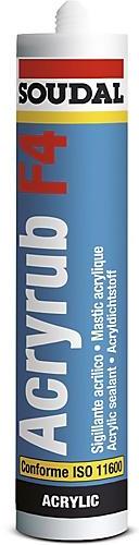 Mastic acrylique Acryrub F4 Soudal