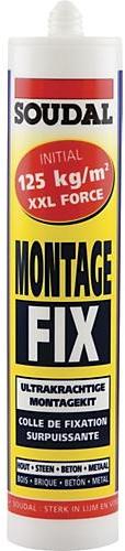 Mastic colle MONTAGE FIX Soudal