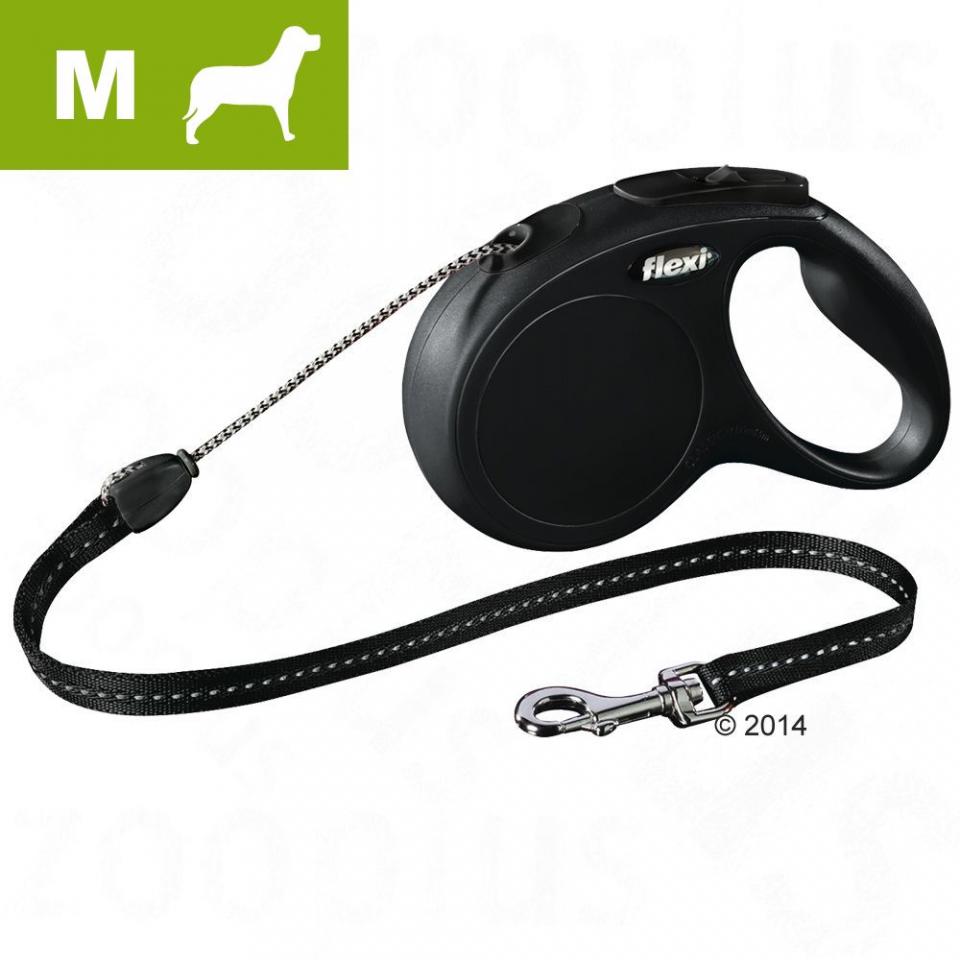 Laisse-cordon flexi New Classic M - L 5 m