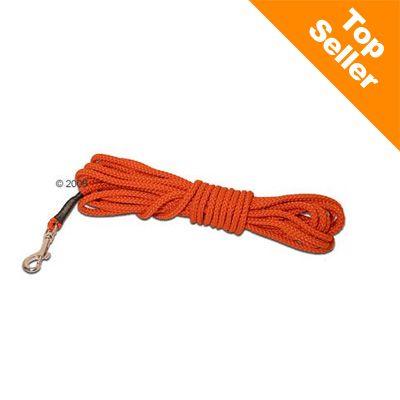 Longe Heim, orange pour chien - L 2 000 x l 0,6 cm