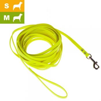Longe en biothane Heim, jaune fluo - S : L 5 m x l