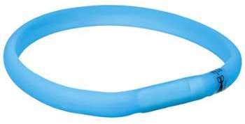 Collier lumineux Trixie USB bleu - taille L-XL 70 cm Collier lumineux Trixie USB