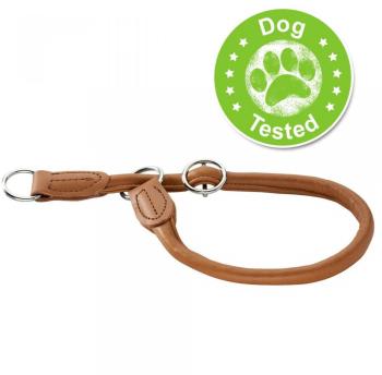 Collier de dressage Hunter Round & Soft, cognac po