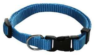 Capac Collier Nylon Uni Réglable Rex Azur 15mm x 45cm Capac Collier Nylon Uni Réglable