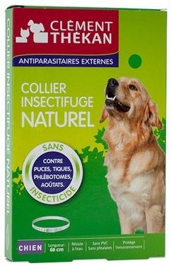 Clément Thékan Collier Insectifuge Naturel Chien 60cm Clément Thékan Collier Insectifuge