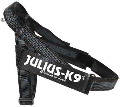 Harnais Julius-K9 IDC noir gris pour chien - taille Harnais Julius-K9 IDC noir