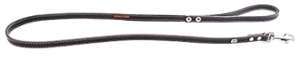 Martin Sellier Laisse en Cuir Surpiqué Classique 16mm Martin Sellier Laisse en Cuir