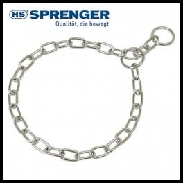Maille moyenne acier chromé - collier étrangleur