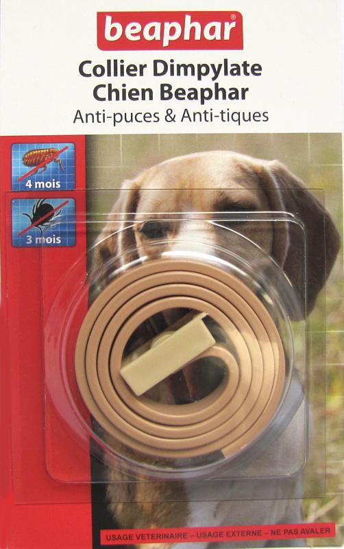 Collier insectifuge pour chien et chiot couleur be
