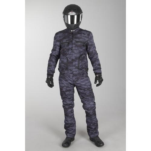 Tenue moto Macna Stickler + G03 Noir-Camouflage-Ur