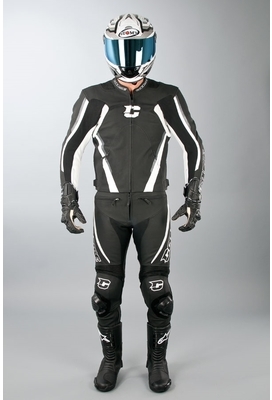 Combinaison en cuir Course Alpha Sport 2 pièces.