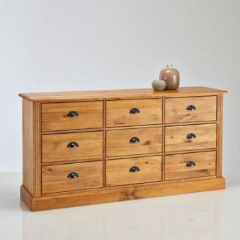 Meuble de mercerie, pin massif, Authentic Style -