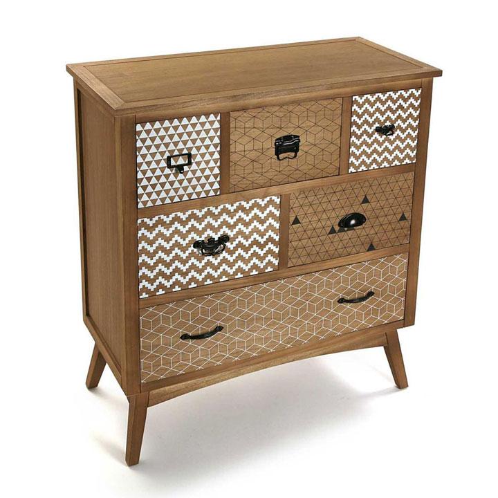 Commode Pavi 6 tiroirs Commode Pavi 6 tiroirs