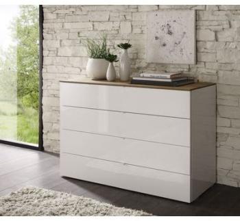 Commode moderne laquée 4 tiroirs zen Tamtam