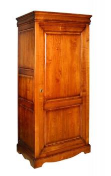 Bonnetière EIFFEL 1 porte avec 3 tablettes en merisier Bonnetière EIFFEL 1 porte