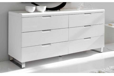 Commode design 6 tiroirs Milka 160 cm Commode design 6 tiroirs Milka