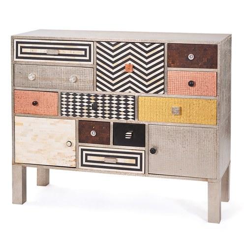 Commode Kerala 115 cm 13 Tiroirs Commode Kerala 115 cm 13 Tiroirs