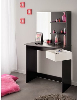 Coiffeuse Pimprenelle - noir blanc Coiffeuse Pimprenelle - noir