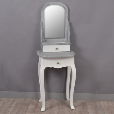 Coiffeuse Palmyre Blanc Gris Coiffeuse Palmyre Blanc Gris