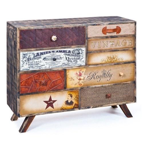 Commode San Antonio 104 cm 9 Tiroirs Commode San Antonio 104 cm