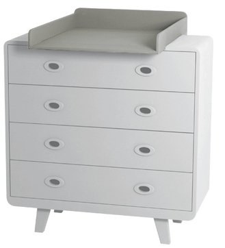Plan à langer pour commode Toi et Moi Gris Clair