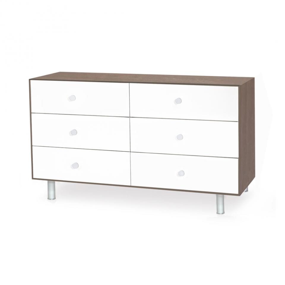 Commode Merlin Classic 6 tiroirs - Noyer - Oeuf NY