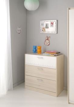 Commode enfant mixte couleur claire acacia CHAPLIN
