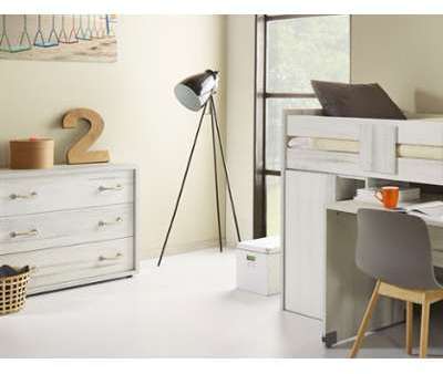 Commode enfant contemporaine couleur bois blanc PI
