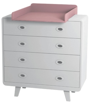 Plan à langer pour commode Toi et Moi Vieux Rose -