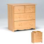 Commode TEDDY 2+2 tiroirs / Miel