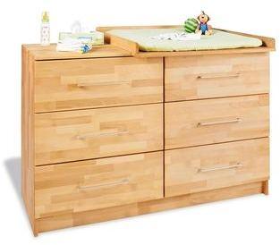 Commode table à langer, Natura, extra large, en hê