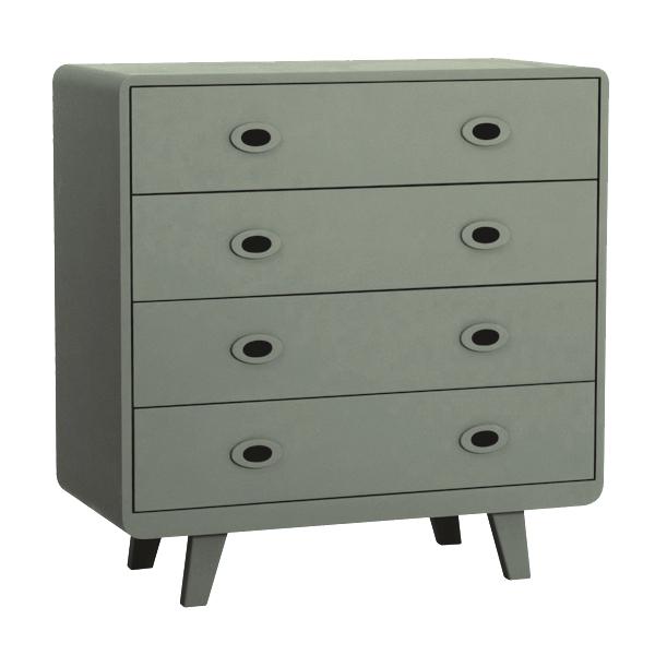 Commode Toi et Moi Vert de Gris - Laurette