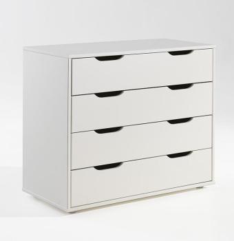 Commode enfant 4 tiroirs en pin massif MARILOU, co