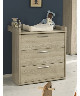 Commode à langer à 3 tiroirs pour chambre bébé col