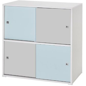 Schardt Commode, 4 petites portes coulissantes, Cl