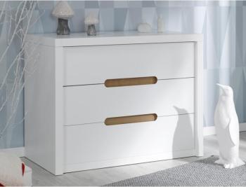 Commode bébé et enfant Milo blanc Commode bébé et enfant Milo