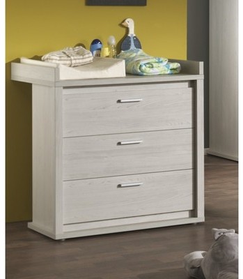 Commode à langer moderne à 3 tiroirs pour chambre