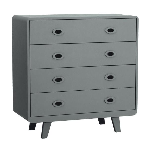 Commode Toi et Moi Gris Souris - Laurette