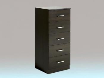 Commode INFINITY 5 tiroirs wengué
