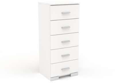 Commode INFINITY II 5 tiroirs blanc Commode INFINITY II 5 tiroirs