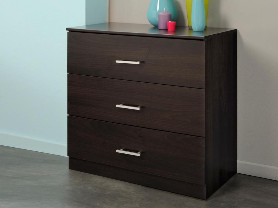 Commode INFINITY 3 tiroirs wengué